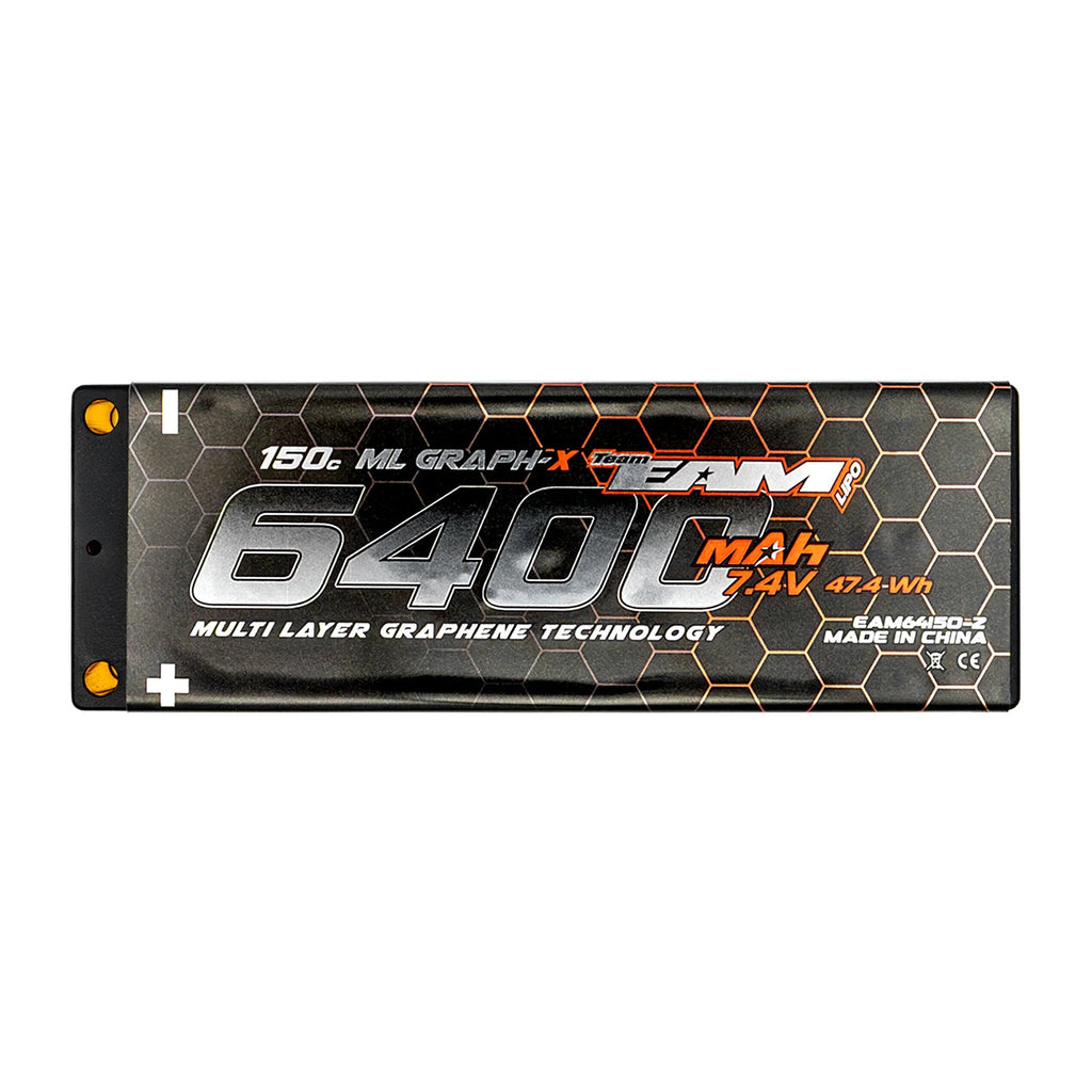 Team EAM 6400mah 150C ULCG ML Graph-X Formula Lipo Battery