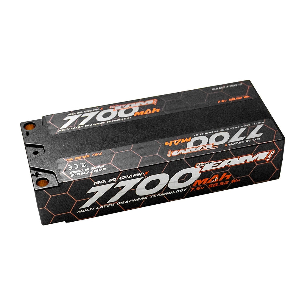 Team EAM 7700mah 160C Mid-Shorty ML Graph-X Formula Lipo Battery