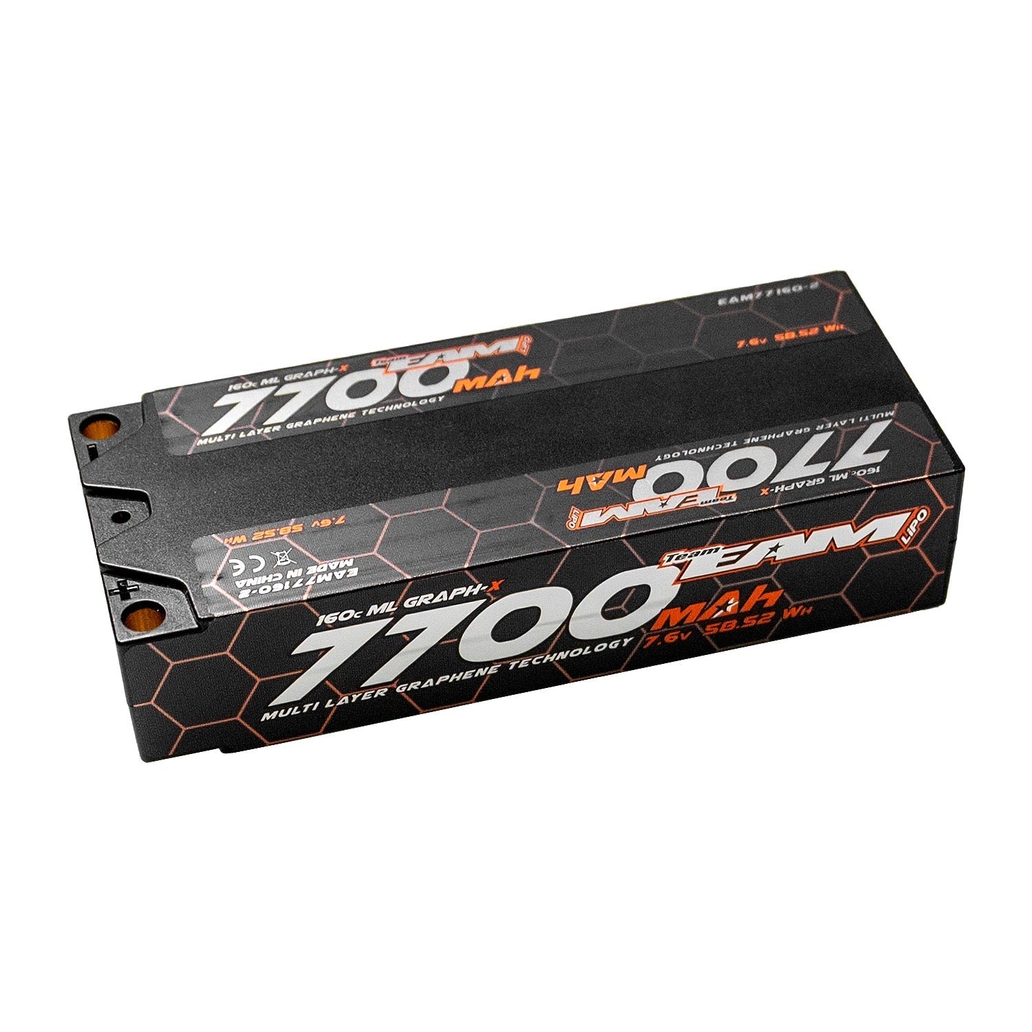 Team EAM 7700mah 160C Mid-Shorty ML Graph-X Formula Lipo Battery