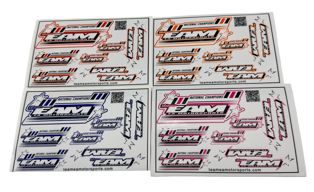 Team EAM Decal Sheets (4.5x6.5)