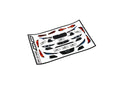 MXLR Race Headlight sticker sheet (3 designs on one sheet)