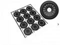MXLR Wheel Sticker Sheets (12pcs)